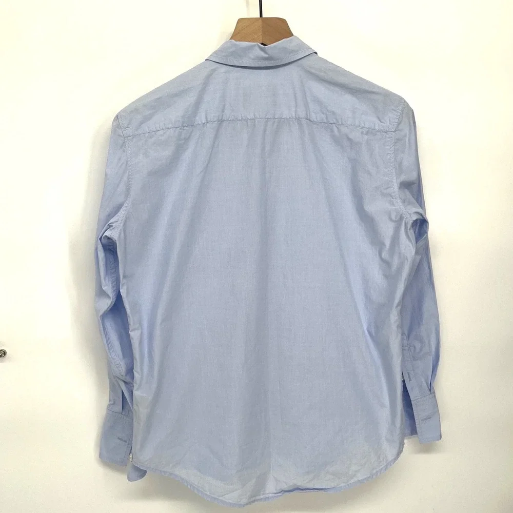 J. Crew Garçon classic shirt in cotton poplin Button‎ Down Women 2 Blue BY715